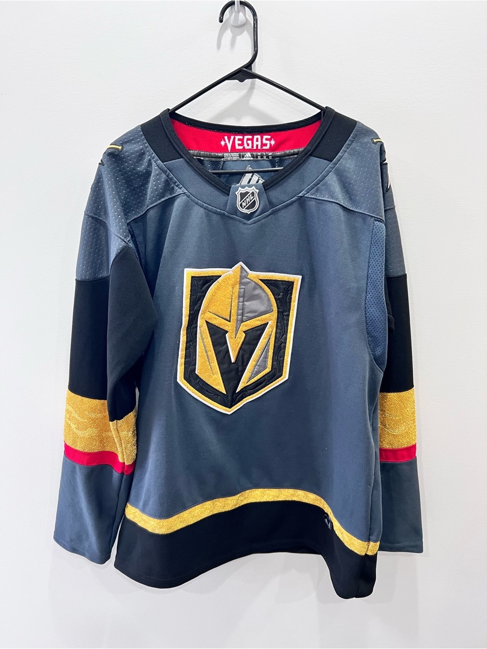 Adidas Vegas Golden Knights NHL Hockey Jersey Size 52 VGK Authentic Style